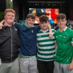 An All-Ireland Senior Hurling Championship Final Limerick v Kilkenny Big Screen event took place on Sunday, July 23, 2023 at Pery Square, Limerick. Picture: Olena Oleksienko/ilovelimerick