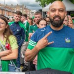 An All-Ireland Senior Hurling Championship Final Limerick v Kilkenny Big Screen event took place on Sunday, July 23, 2023 at Pery Square, Limerick. Picture: Olena Oleksienko/ilovelimerick