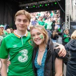 An All-Ireland Senior Hurling Championship Final Limerick v Kilkenny Big Screen event took place on Sunday, July 23, 2023 at Pery Square, Limerick. Picture: Olena Oleksienko/ilovelimerick