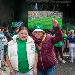 An All-Ireland Senior Hurling Championship Final Limerick v Kilkenny Big Screen event took place on Sunday, July 23, 2023 at Pery Square, Limerick. Picture: Olena Oleksienko/ilovelimerick