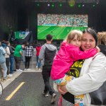 An All-Ireland Senior Hurling Championship Final Limerick v Kilkenny Big Screen event took place on Sunday, July 23, 2023 at Pery Square, Limerick. Picture: Olena Oleksienko/ilovelimerick