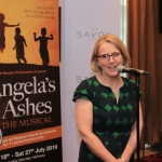 Pictured at the Savoy hotel for the launch of the smash-hit musical Angela’s Ashes. Picture: Conor Owens/ilovelimerick.