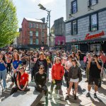 A crowd of more than 200 people gathered in Limerick City on Sunday, April 21,  to show their solidarity with all communities in Limerick and across the country, spreading their message that xenophobia is not welcome. PIcture: Olena Oleksienko/ilovelimerick