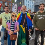 A crowd of more than 200 people gathered in Limerick City on Sunday, April 21,  to show their solidarity with all communities in Limerick and across the country, spreading their message that xenophobia is not welcome. PIcture: Olena Oleksienko/ilovelimerick