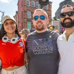 A crowd of more than 200 people gathered in Limerick City on Sunday, April 21,  to show their solidarity with all communities in Limerick and across the country, spreading their message that xenophobia is not welcome. PIcture: Olena Oleksienko/ilovelimerick