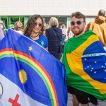 A crowd of more than 200 people gathered in Limerick City on Sunday, April 21,  to show their solidarity with all communities in Limerick and across the country, spreading their message that xenophobia is not welcome. PIcture: Olena Oleksienko/ilovelimerick