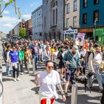 A crowd of more than 200 people gathered in Limerick City on Sunday, April 21,  to show their solidarity with all communities in Limerick and across the country, spreading their message that xenophobia is not welcome. PIcture: Olena Oleksienko/ilovelimerick