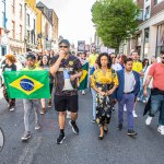 A crowd of more than 200 people gathered in Limerick City on Sunday, April 21,  to show their solidarity with all communities in Limerick and across the country, spreading their message that xenophobia is not welcome. PIcture: Olena Oleksienko/ilovelimerick