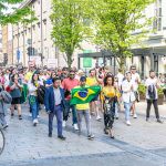 A crowd of more than 200 people gathered in Limerick City on Sunday, April 21,  to show their solidarity with all communities in Limerick and across the country, spreading their message that xenophobia is not welcome. PIcture: Olena Oleksienko/ilovelimerick