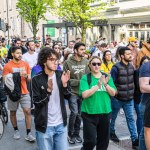 A crowd of more than 200 people gathered in Limerick City on Sunday, April 21,  to show their solidarity with all communities in Limerick and across the country, spreading their message that xenophobia is not welcome. PIcture: Olena Oleksienko/ilovelimerick