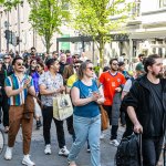 A crowd of more than 200 people gathered in Limerick City on Sunday, April 21,  to show their solidarity with all communities in Limerick and across the country, spreading their message that xenophobia is not welcome. PIcture: Olena Oleksienko/ilovelimerick