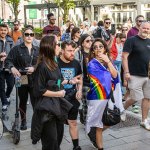 A crowd of more than 200 people gathered in Limerick City on Sunday, April 21,  to show their solidarity with all communities in Limerick and across the country, spreading their message that xenophobia is not welcome. PIcture: Olena Oleksienko/ilovelimerick