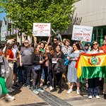 A crowd of more than 200 people gathered in Limerick City on Sunday, April 21,  to show their solidarity with all communities in Limerick and across the country, spreading their message that xenophobia is not welcome. PIcture: Olena Oleksienko/ilovelimerick