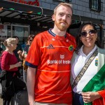 A crowd of more than 200 people gathered in Limerick City on Sunday, April 21,  to show their solidarity with all communities in Limerick and across the country, spreading their message that xenophobia is not welcome. PIcture: Olena Oleksienko/ilovelimerick