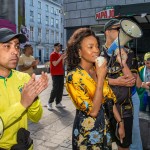 A crowd of more than 200 people gathered in Limerick City on Sunday, April 21,  to show their solidarity with all communities in Limerick and across the country, spreading their message that xenophobia is not welcome. PIcture: Olena Oleksienko/ilovelimerick