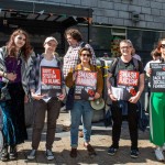 A crowd of more than 200 people gathered in Limerick City on Sunday, April 21,  to show their solidarity with all communities in Limerick and across the country, spreading their message that xenophobia is not welcome. PIcture: Olena Oleksienko/ilovelimerick