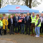 Pictured at the Athlunkard boat club for the presentation of the new donated defibrulator from South Limerick City Residents Association. Picture: Conor Owens/ilovelimerick.