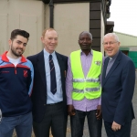 Pictured at the Athlunkard boat club for the presentation of the new donated defibrulator from South Limerick City Residents Association. Picture: Conor Owens/ilovelimerick.