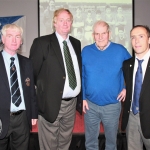 Neol Dunphy, Mike O'Regan, Tony Fitgerald and Donal Power at the Ballynanty Rovers Development Launch of the new home ground of the club at Bateman Park, Wednesday, August 8, 2018. Picture: Sophie Goodwin/ilovelimerick.
