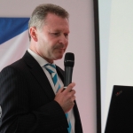 Ray O'Halloran, Ballynanty Rovers AFC giving a speech at the Ballynanty Rovers AFC Development Launch in Thomond Park August 8, 2018. Picture: Sophie Goodwin/ilovelimerick.