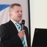 Ray O'Halloran, Ballynanty Rovers AFC giving a speech at the Ballynanty Rovers AFC Development Launch in Thomond Park August 8, 2018. Picture: Sophie Goodwin/ilovelimerick.