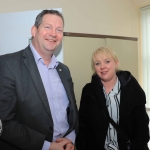 Pictured at the Launch of the Bedford Row Family Project's pre-qualifier competition held on May 18th for the JP McManus Pro-AM 2020 are Dr Liam Brown and Tracy Tobin. Picture: Conor Owens/ilovelimerick.