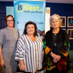 Speakers on the evening Pauline Gannon, BNest, Linda Ledger, St Munchins Community Centre, and Marie Richardson, Milford Care Centre. Pic: Cian Reinhardt