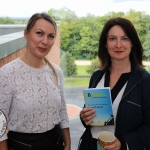 BNest Incubator Programme 2018/2019 was launched on September 5 at the Nexus Innovation Centre in the University of Limerick. Pictured are Lana Hannon, Nexus Innovation Centre and Fiona Quinn, Lamprog Theatre. Picture: Richard Lynch/ilovelimerick