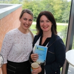 BNest Incubator Programme 2018/2019 was launched on September 5 at the Nexus Innovation Centre in the University of Limerick. Pictured are Lana Hannon, Nexus Innovation Centre and Fiona Quinn, Lamprog Theatre. Picture: Richard Lynch/ilovelimerick