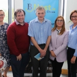 BNest Incubator Programme 2018/2019 is launched on September 5 at the Nexus Innovation Centre in the University of Limerick. Pictured are Kasia Zabinska, BNest, John Evoy, founder Irish Men's Sheds Association, Eamon Ryan, founder BNest, Tracey Lynch, CEO Tait House Community Enterprise and Pauline Gannon, BNest. Picture: ilovelimerick