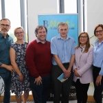BNest Incubator Programme 2018/2019 is launched on September 5 at the Nexus Innovation Centre in the University of Limerick. Pictured are Richard Lynch, ilovelimerick, Kasia Zabinska, BNest, John Evoy, founder Irish Men's Sheds Association, Eamon Ryan, founder BNest, Tracey Lynch, CEO Tait House Community Enterprise and Pauline Gannon, BNest. Picture: ilovelimerick