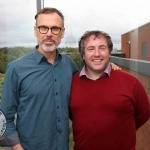 BNest Incubator Programme 2018/2019 is launched on September 5 at the Nexus Innovation Centre in the University of Limerick.  Pictured are Richard Lynch, ilovelimerick and John Evoy, founder Mens Sheds Ireland. Picture: ilovelimerick