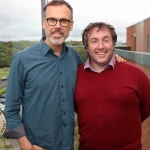 BNest Incubator Programme 2018/2019 is launched on September 5 at the Nexus Innovation Centre in the University of Limerick.  Pictured are Richard Lynch, ilovelimerick and John Evoy, founder Mens Sheds Ireland. Picture: ilovelimerick