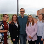 BNest Incubator Programme 2018/2019 was launched on September 5 at the Nexus Innovation Centre in the University of Limerick. Pictured are Tess Kelly Stack, Tait House, Simone Dillon, Mr Taits Cafe, Richard Lynch, founder ilovelimerick, Tracy Lynch, CEO of Tait House and Kelly Fitzgerald, Social Enterprise School’s Programme. Picture: Richard Lynch/ilovelimerick