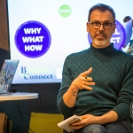 Richard Lynch, Richard Knows/ilovelimerick, speaking at the BNest Workshop at the Bank of Ireland Workbench on Tuesday, February, 20. Picture: Cian Reinhardt/ilovelimerickPicture: Cian Reinhardt/ilovelimerick