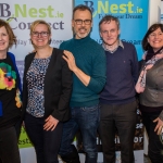 Pictured at the BNest Workshop at the Bank of Ireland Workbench Tuesday 20 February were Breda Fitzgerald, Co-Founder of LAC  (Limerick Autism Camps), Kasia Zabinska, BNest, Richard Lynch, founder of ilovelimerick.ie, Eamon Ryan, BNest and Evelyn Pepperrell, Chairperson of ADD. Picture: Cian Reinhardt/ilovelimerick