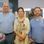 Pictured at the BNest Social Enterprise Incubator Showcase 2019 at Nexus Innovation Centre, UL was Michael Conacur, Thinking Jobs, Niamh Harney and Joe Slattery, JS Equine Therapies. Picture: Conor Owens/ilovelimerick.