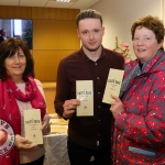 Pictured at the BNest Social Enterprise Incubator Showcase 2019 at Nexus Innovation Centre, UL  was Jacinta Rossiter, Mr Taits Cafe; Johnathon McGrath and Betty McGrath, Thinking Jobs. Picture: Conor Owens/ilovelimerick.