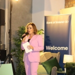 Speaking at the panel discussion for Wellness in the Workplace in Bank of Ireland Limerick was Financial Wellbeing Coach Linda Ryan. Picture: Conor Owens/ilovelimerick.