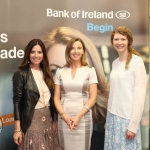 Pictured at the panel discussion for Wellness in the Workplace in Bank of Ireland Limerick are Olivia Buckley, Olivia Buckley International, Maria Kelly, Head of BOI Limerick and Katrina O'Donaghue, Get West. Picture: Conor Owens/ilovelimerick.