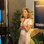 Speaking at the panel discussion for Wellness in the Workplace in Bank of Ireland Limerick was Maria Kelly, Head of BOI Limerick.. Picture: Conor Owens/ilovelimerick.