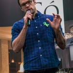 Niall Breslin gives a talk on mental health to a capacity crowd at Castletroy Park Hotel Picture: Cian Reinhardt/ilovelimerick