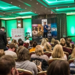 Niall Breslin gives a talk on mental health to a capacity crowd at Castletroy Park Hotel Picture: Cian Reinhardt/ilovelimerick