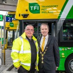 Bus Éireann launched the first electric regional city bus fleet in Limerick on April 12, 2024 at Colbert Station. Picture: Olena Oleksienko/ilovelimerick