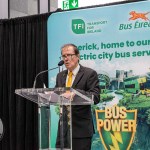 Bus Éireann launched the first electric regional city bus fleet in Limerick on April 12, 2024 at Colbert Station. Picture: Olena Oleksienko/ilovelimerick