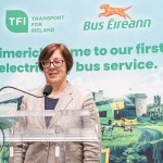 Bus Éireann launched the first electric regional city bus fleet in Limerick on April 12, 2024 at Colbert Station. Picture: Olena Oleksienko/ilovelimerick