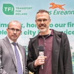 Bus Éireann launched the first electric regional city bus fleet in Limerick on April 12, 2024 at Colbert Station. Picture: Olena Oleksienko/ilovelimerick