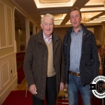 Pat Fogarty, Cappamore, and Tadgh Enright, Bulgaden, were pictured at the Annual Burial Ground Awards in the Woodlands House Hotel, Adare