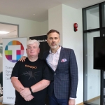 Pictured at the #CALL IT OUT event at the University of Limerick are Professor Eoin Devereux, Department of Sociology at UL, and Richard lynch, founder of I Love Limerick. Picture: Orla McLaughlin/ilovelimerick.