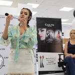 Cailyn Ireland counter launch at Shaws, Crescent Shopping Centre, Limerick make up artist Michelle Regazzoli Stone, fitness expert Leanne Moore and style. Picture: Zoe Conway/ilovelimerick 2018.